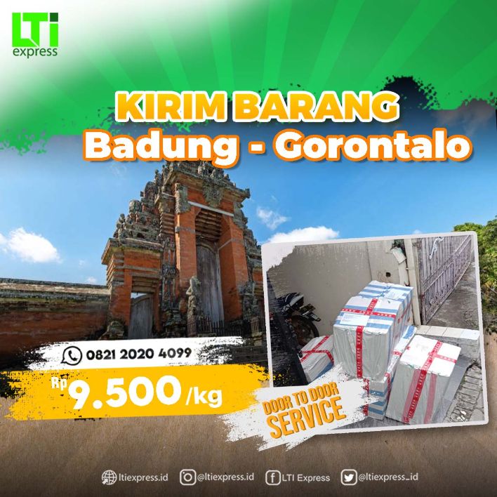 ekspedisi badung gorontalo