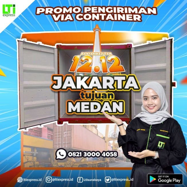 ekspedisi container jakarta medan