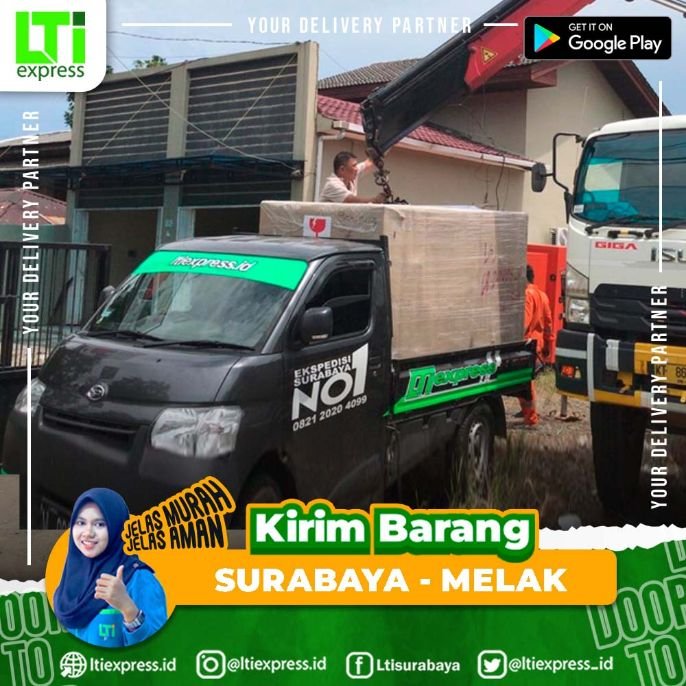 ekspedisi surabaya melak
