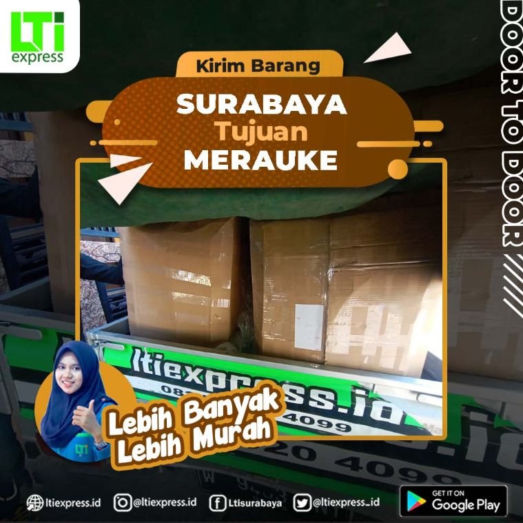 ekspedisi murah surabaya merauke