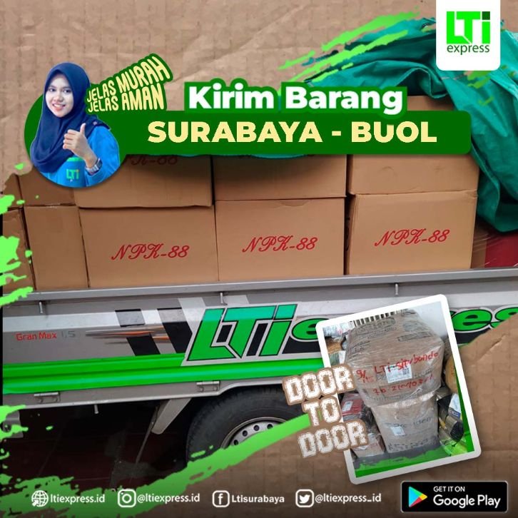 ekspedisi surabaya buol