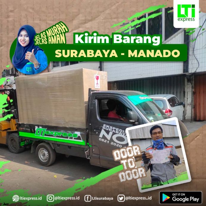 ekspedisi surabaya manado