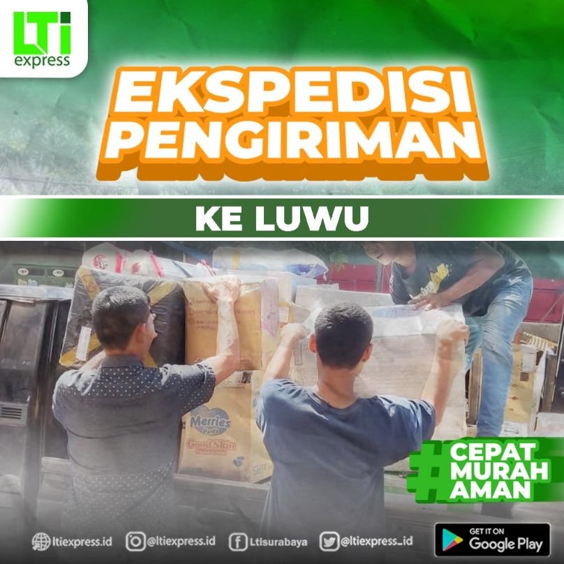 jasa ekspedisi pengiriman ke luwu