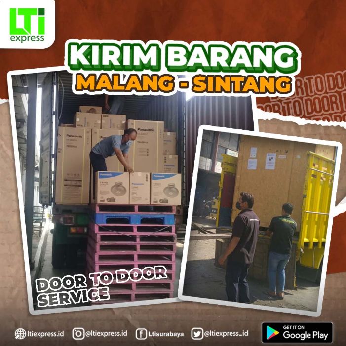 ekspedisi murah malang sintang