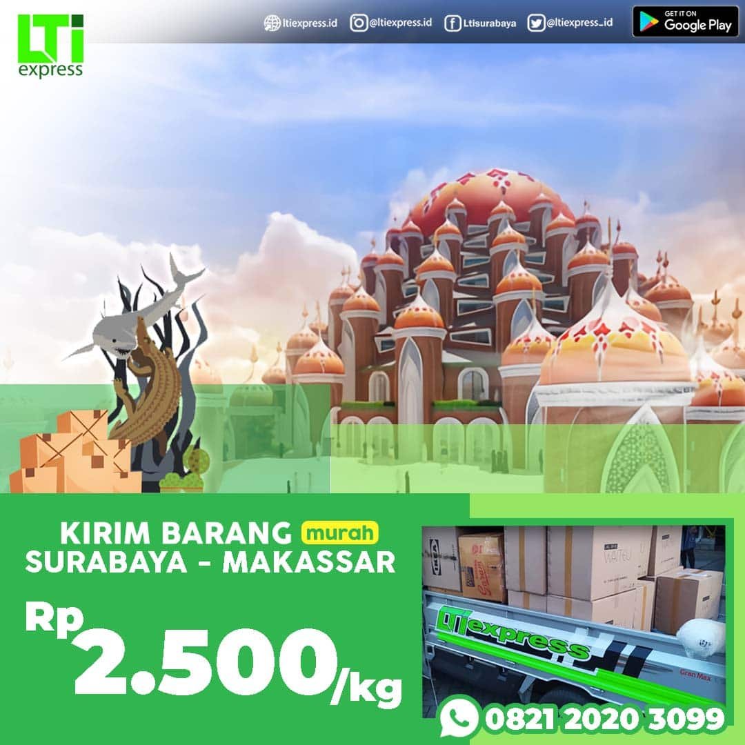 Ongkir Surabaya makassar