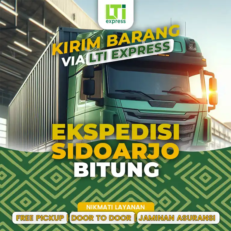 ekspedisi sidoarjo bitung murah
