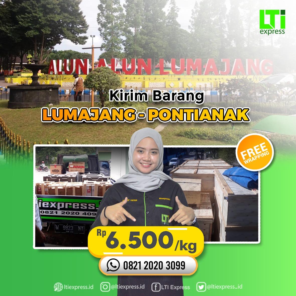 ekspedisi murah lumajang pontianak