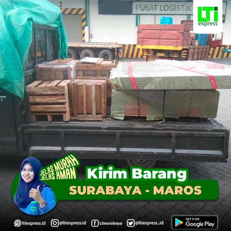 ekspedisi murah surabaya ke maros