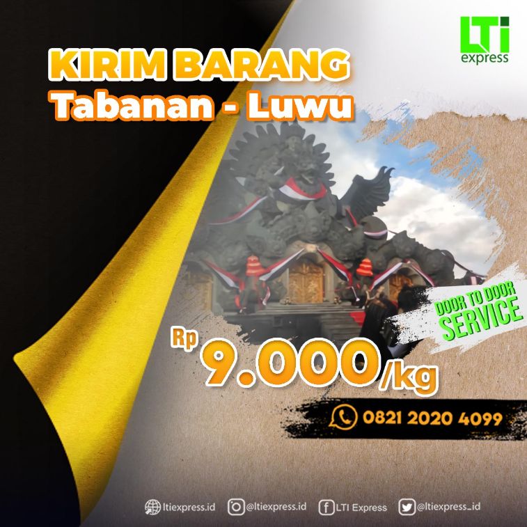 ekspedisi tabanan luwu