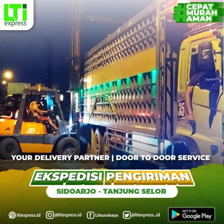 ekspedisi sidoarjo tanjung selor