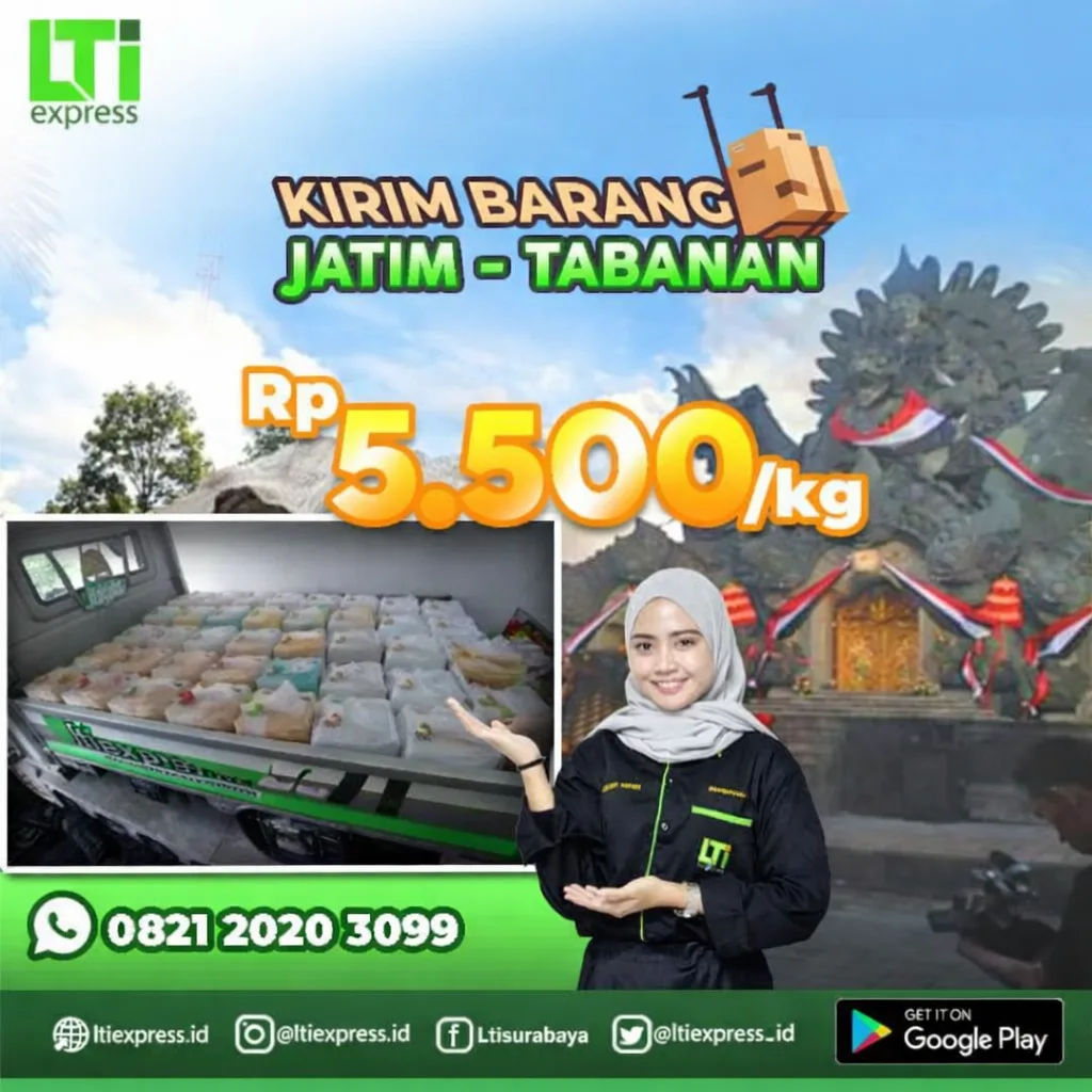 Ekspedisi Pasuruan ke Tabanan Murah