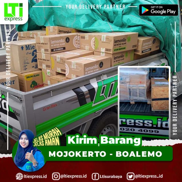 ekspedisi murah mojokerto ke boalemo