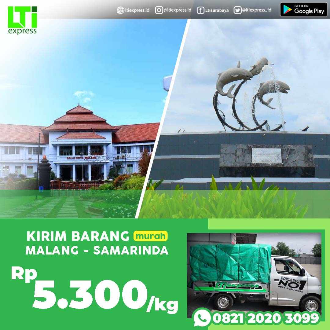 cargo murah malang ke samarinda