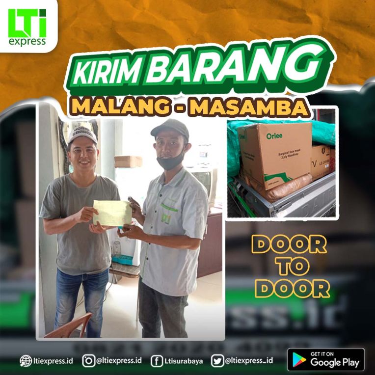 ekspedisi malang masamba luwu utara