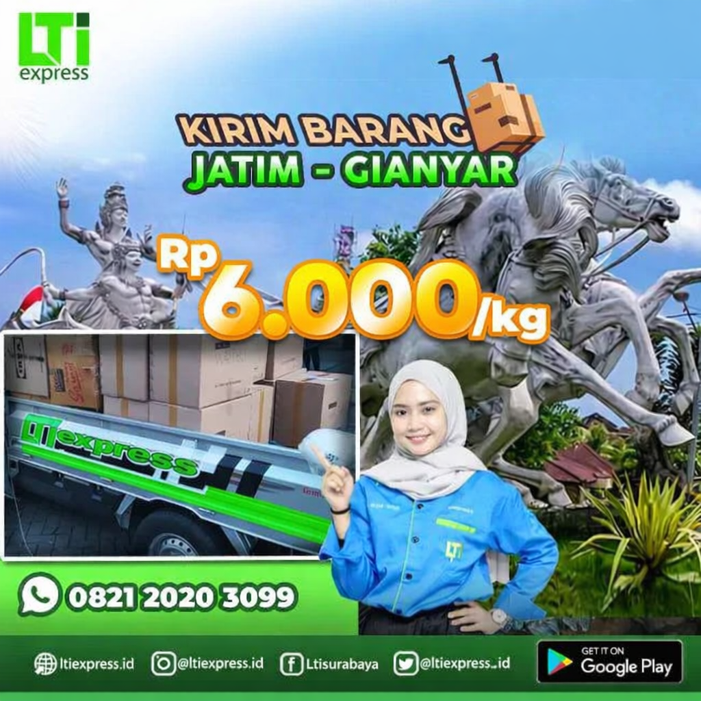 Ekspedisi Pasuruan ke Gianyar Murah