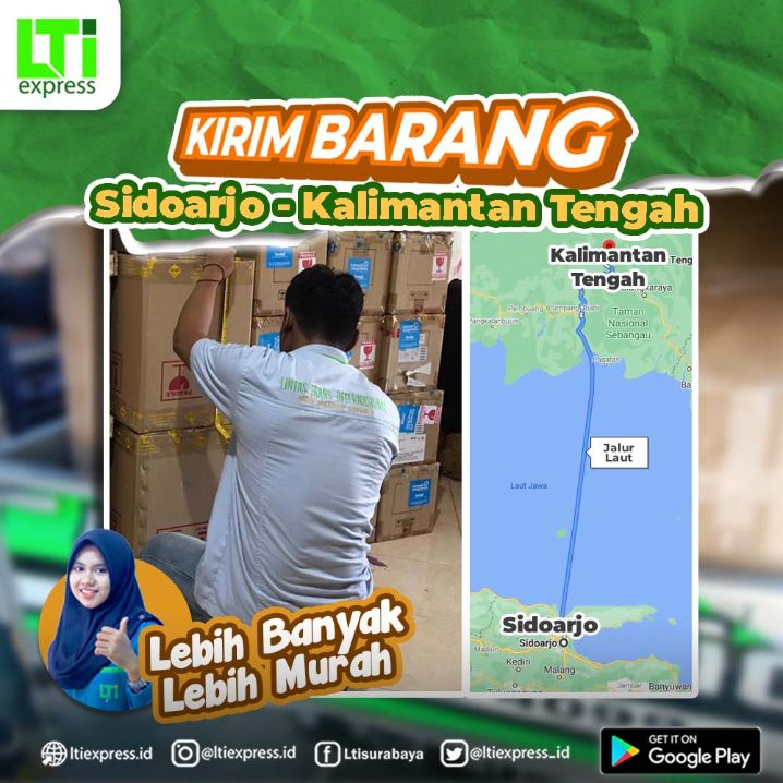 ekspedisi sidoarjo kuala kapuas