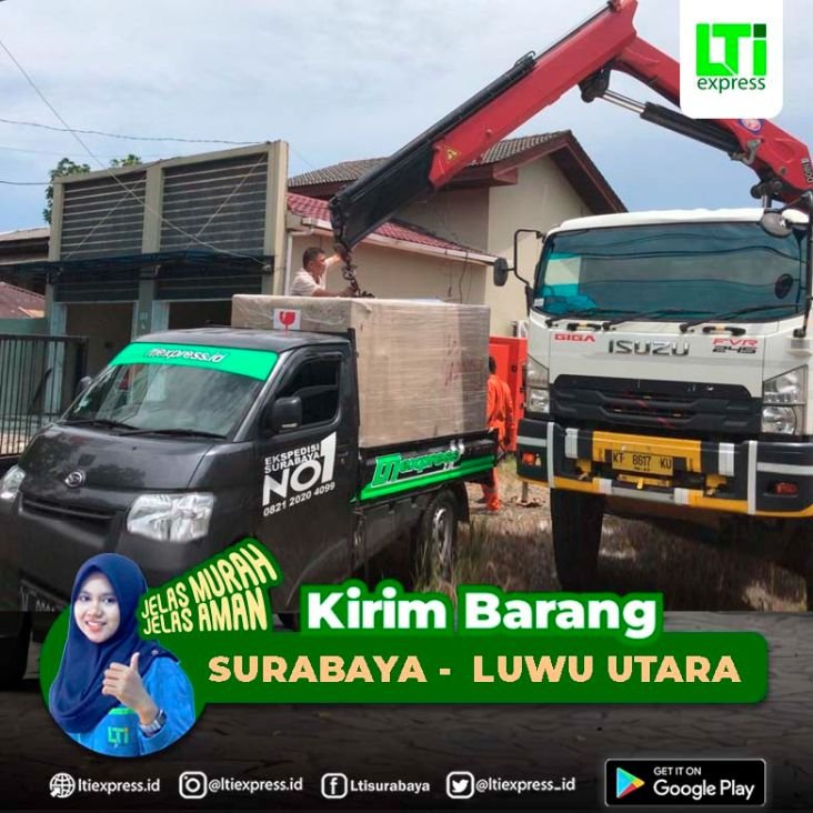 ekspedisi Surabaya ke Luwu Utara