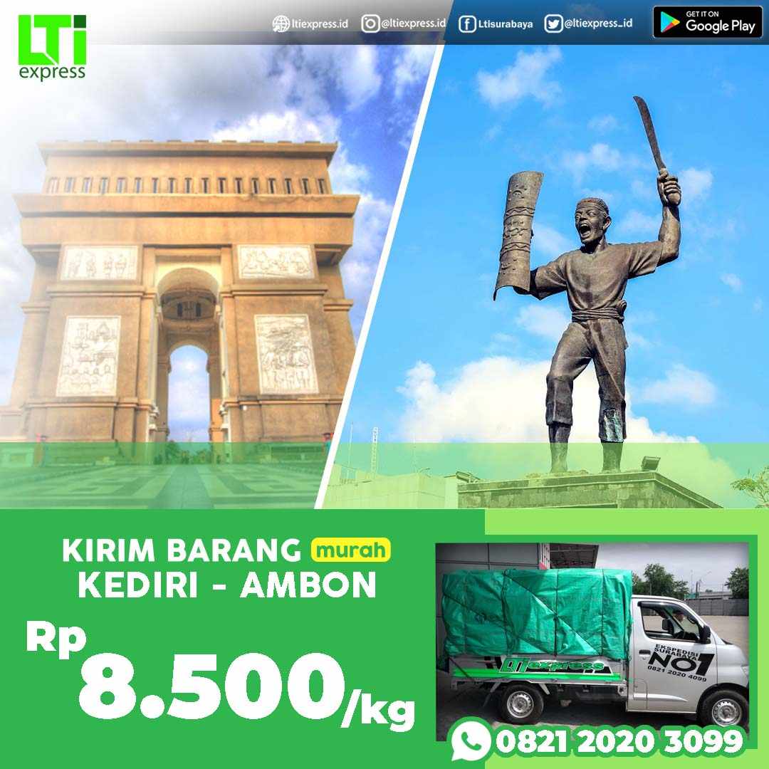 cargo murah kediri ambon