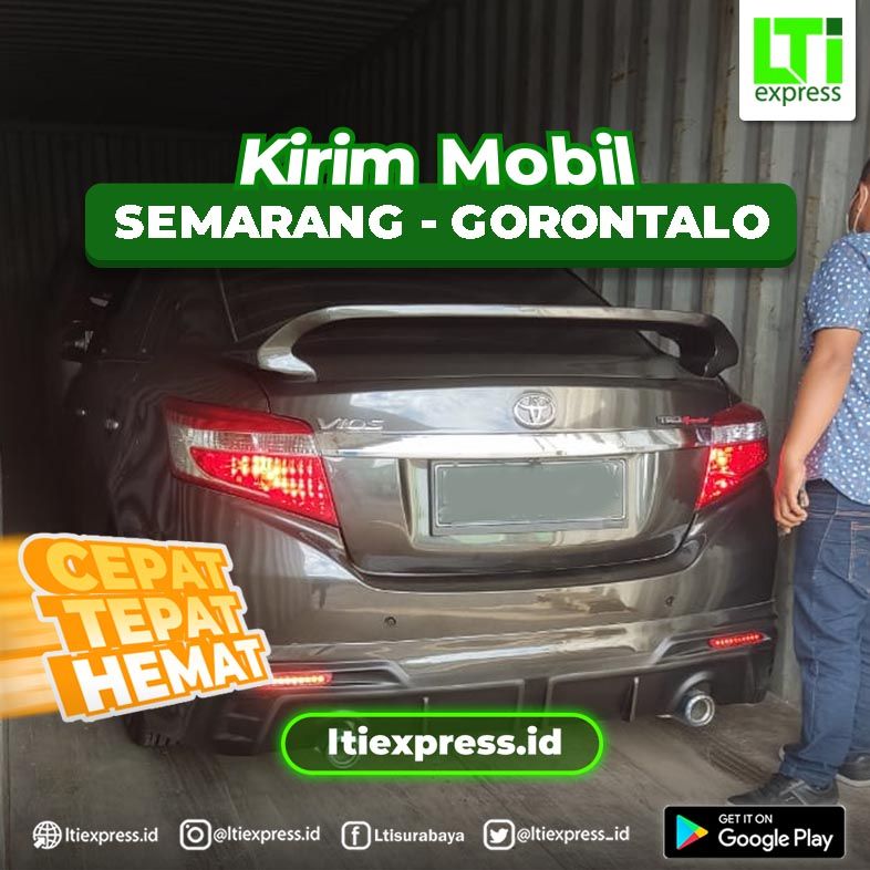 kirim mobil semarang gorontalo