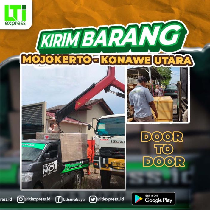 ekspedisi murah mojokerto ke konawe utara