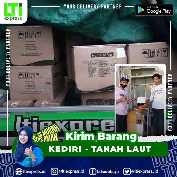ekspedisi murah kediri ke tanah laut