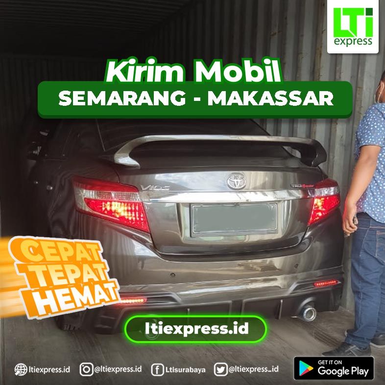 jasa kirim mobil murah semarang makassar