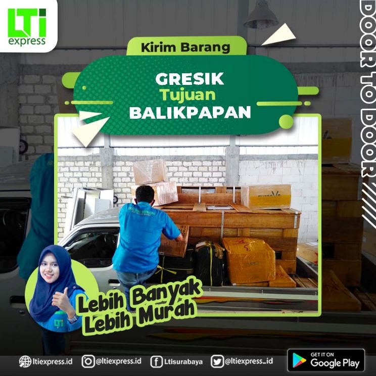 ekspedisi gresik balikpapan