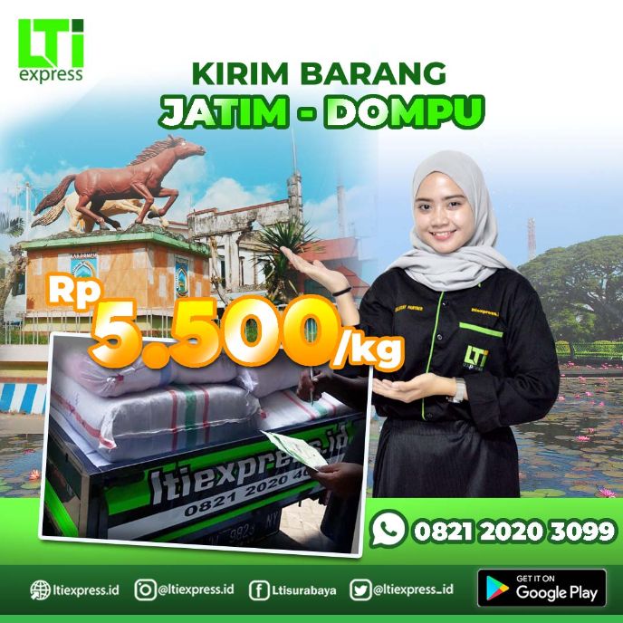 ekspedisi murah mojokerto ke dompu