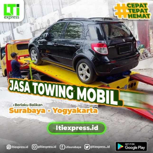 jasa towing mobil surabaya yogyakarta