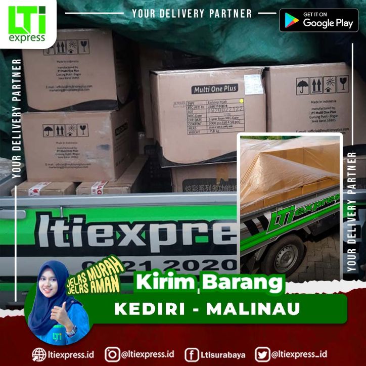 ekspedisi murah kediri ke malinau