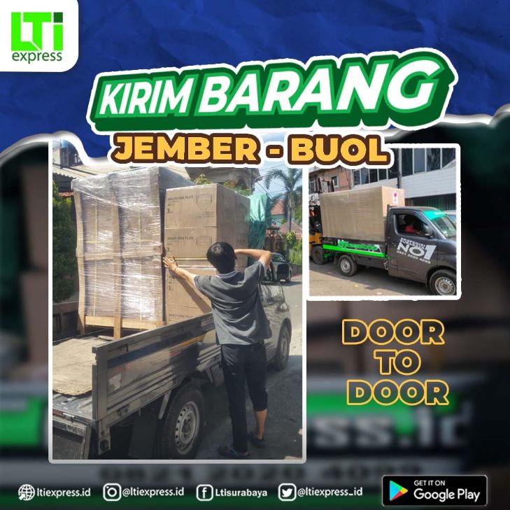 ekspedisi murah jember ke buol