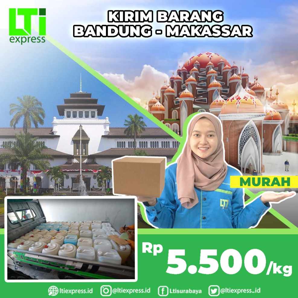 cargo murah bandung makassar