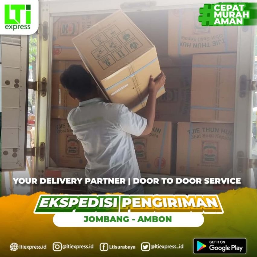 ekspedisi jombang ke ambon