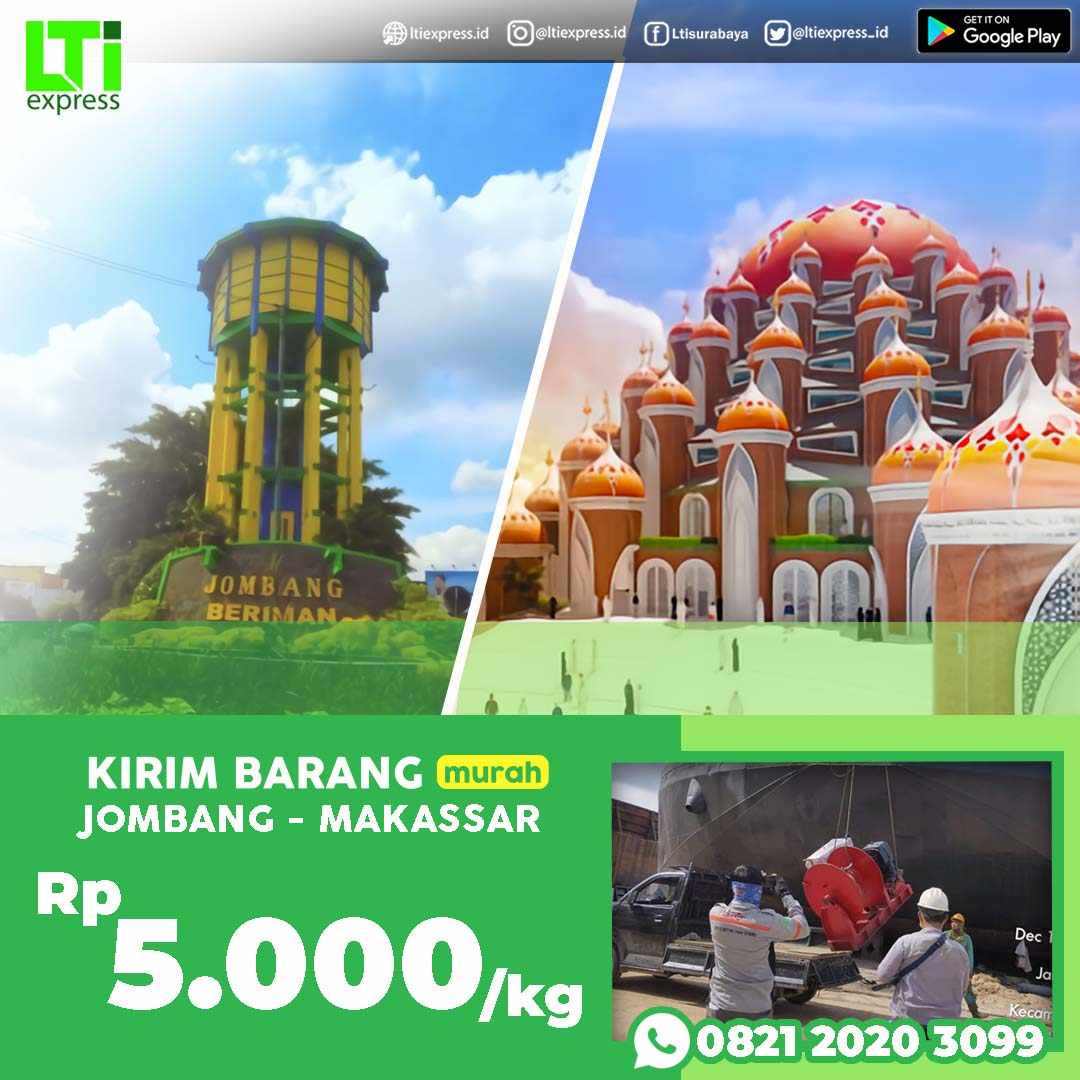 cargo murah jombang makassar