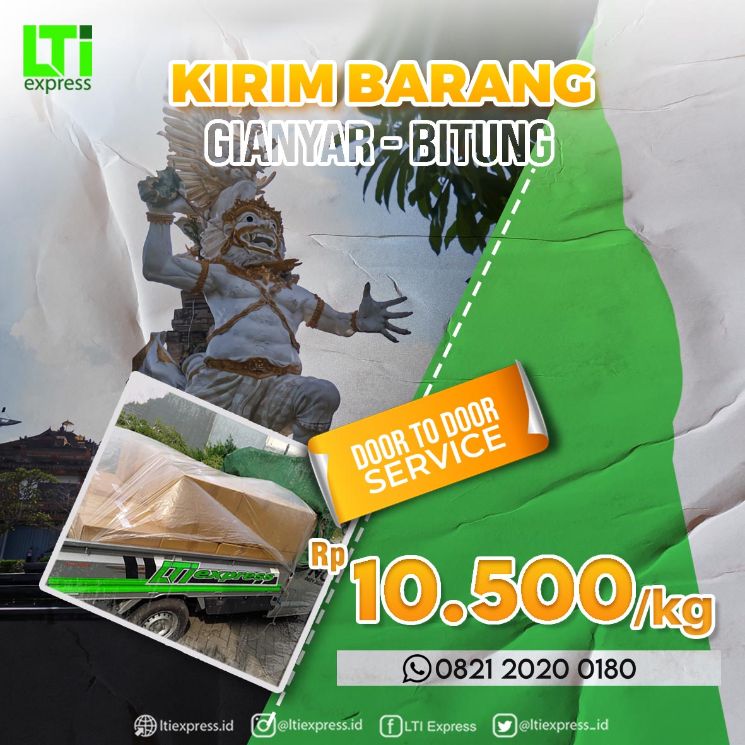 ekspedisi gianyar bitung