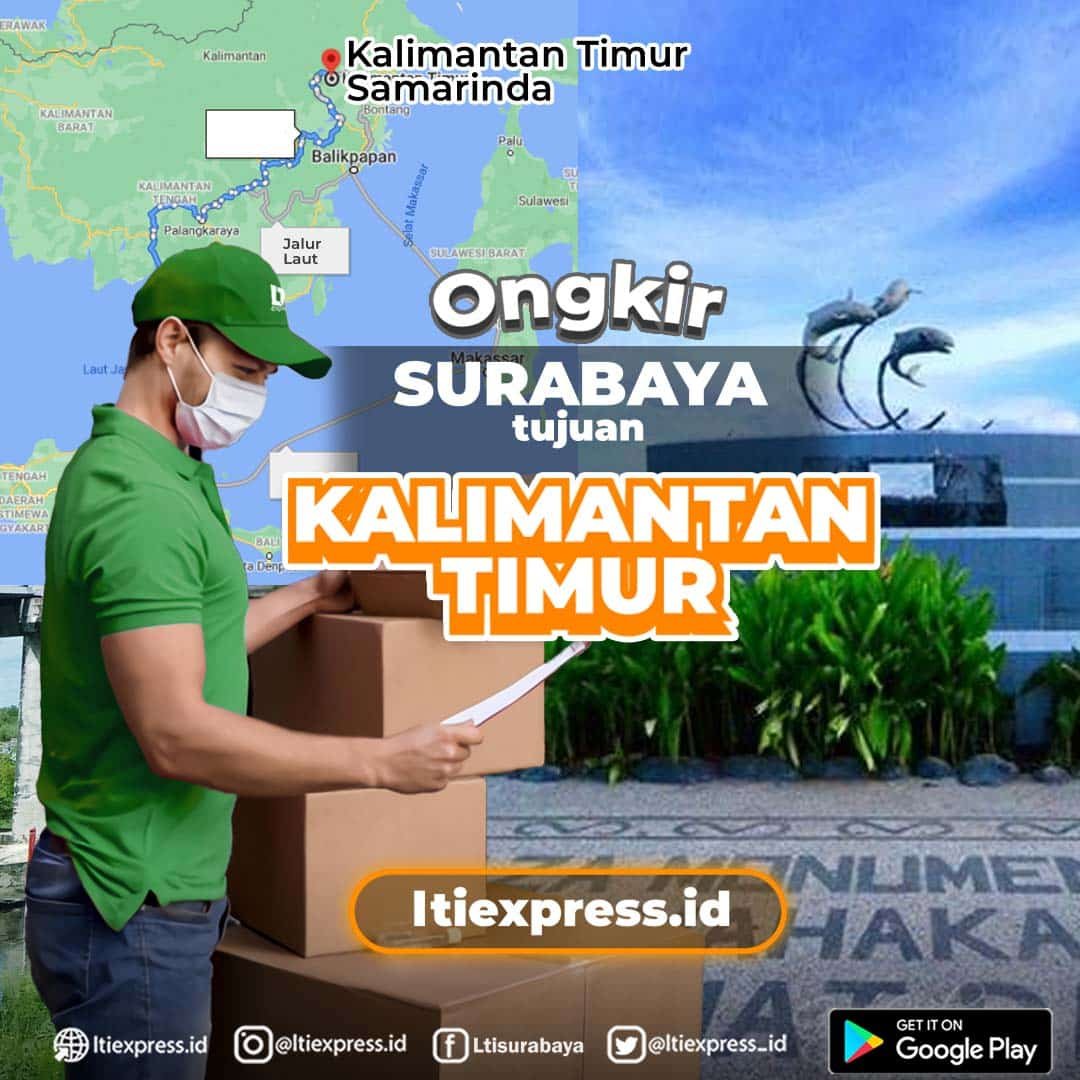 ongkos kirim surabaya kaltim