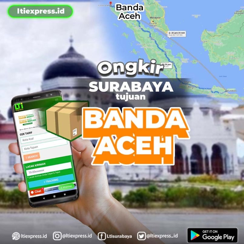 pengiriman surabaya ke banda aceh