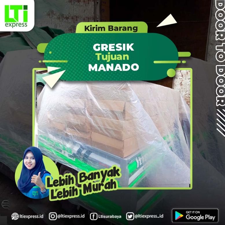 ekspedisi murah gresik manado