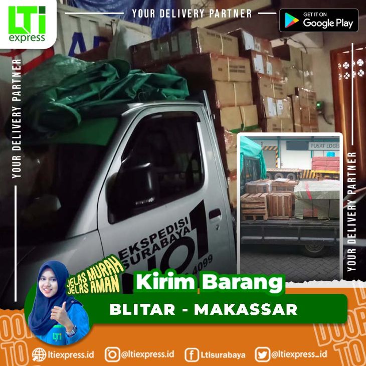 ekspedisi murah blitar makassar