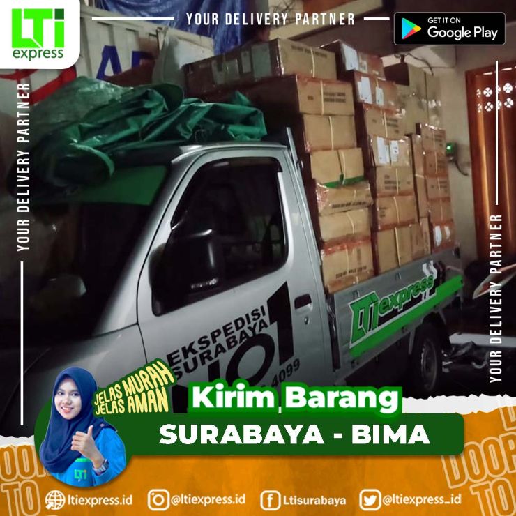 ekspedisi surabaya bima