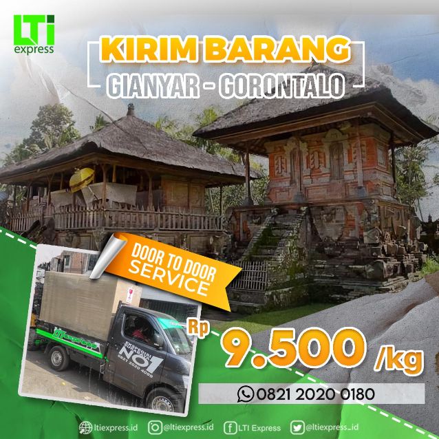 ekspedisi gianyar gorontalo