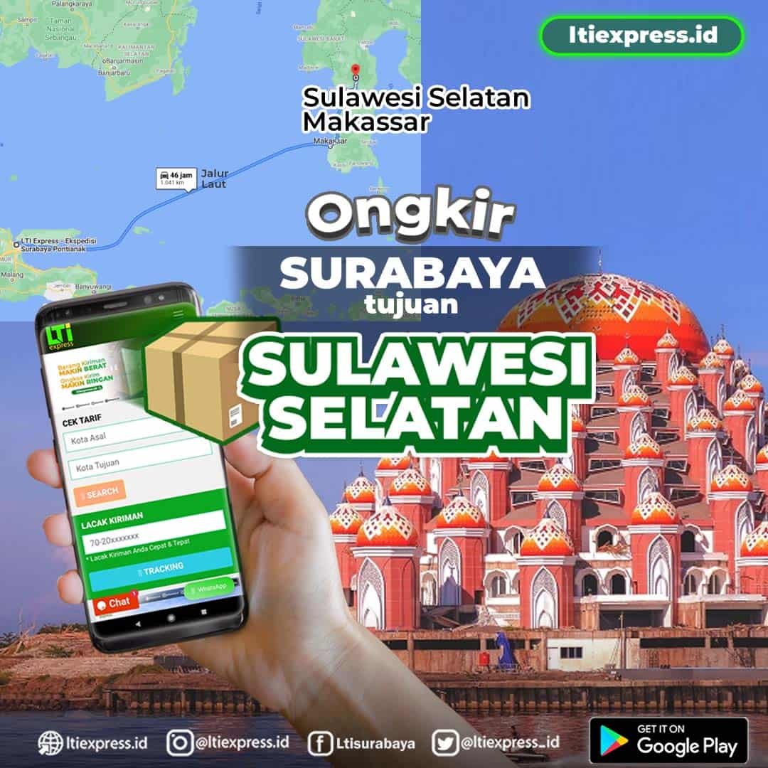 pengiriman cargo surabaya ke sulawesi selatan