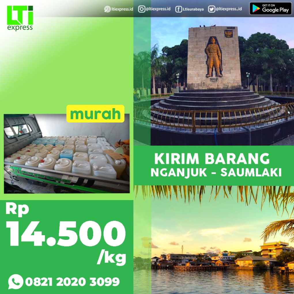 cargo murah nganjuk saumlaki