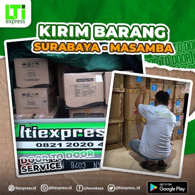 ekspedisi murah surabaya masamba
