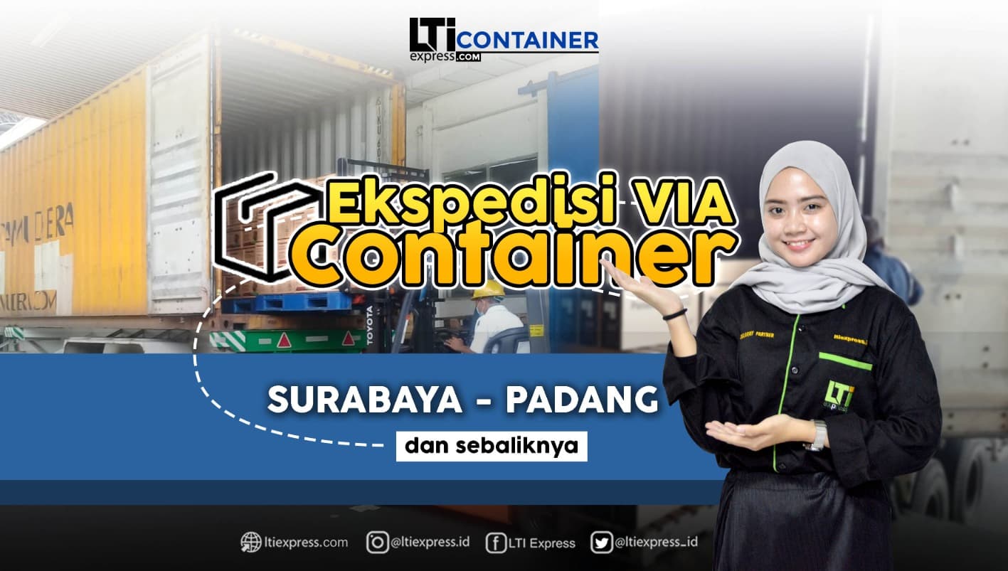 ekspedisi container surabaya padang