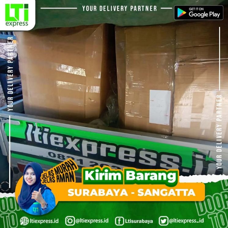 ekspedisi murah surabaya ke sangatta