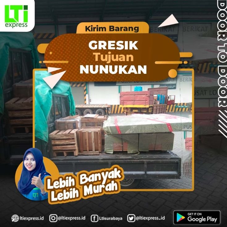 ekspedisi murah gresik ke nunukan