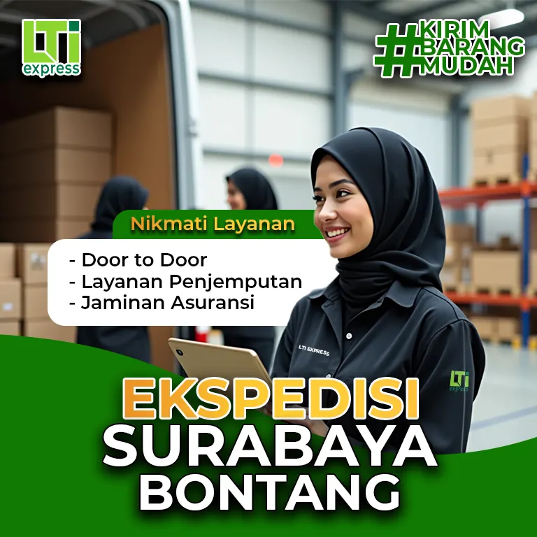 ekspedisi surabaya ke bontang murah
