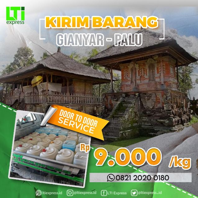 ekspedisi gianyar palu