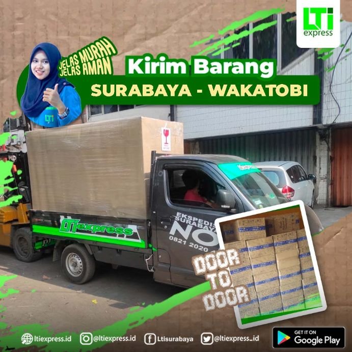 ekspedisi murah surabaya wakatobi